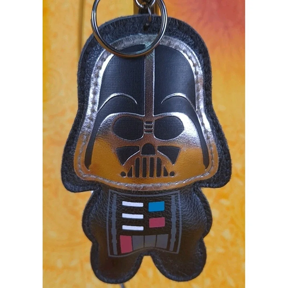 Lucas Film Darth Vader Leather Plush Keyring Keychain 4